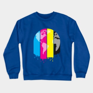 4 Colors Paint Our World Crewneck Sweatshirt